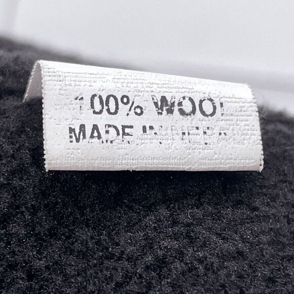 Nepalese 100% Wool Sherpa Beanie Hat Nepal Fleece Lined Gray Beige Cream Vintage - Picture 5 of 5